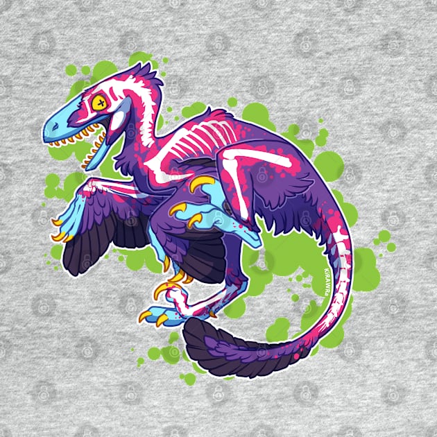 Radioactive Velociraptor by KiRAWRa